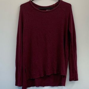 Burgundy super soft long sleeve